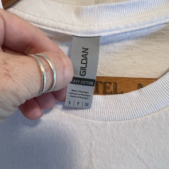 Cleveland Monsters Hockey Gildan Heavy Cotton White T-Shirt - Picture 2 of 4